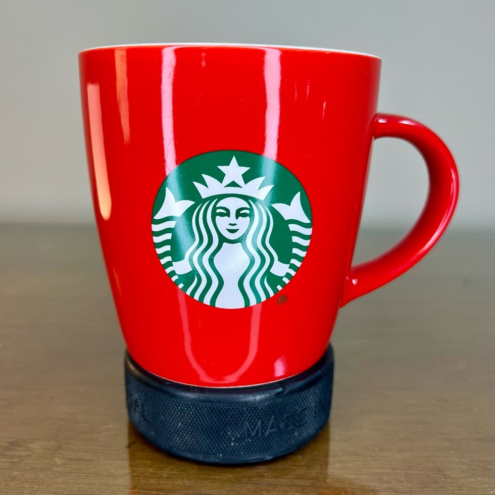 STARBUCKS 2021 Holiday Cocoa Coffee Mug RED with Classic MERMAID Logo 12oz
